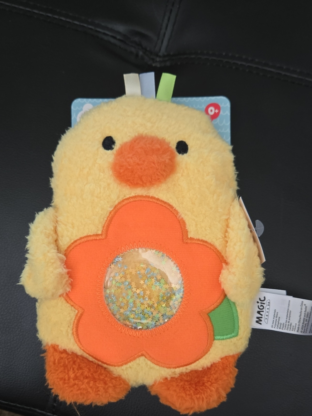 Magic Soft Yellow Chick Sensory Plush with Orange Beak